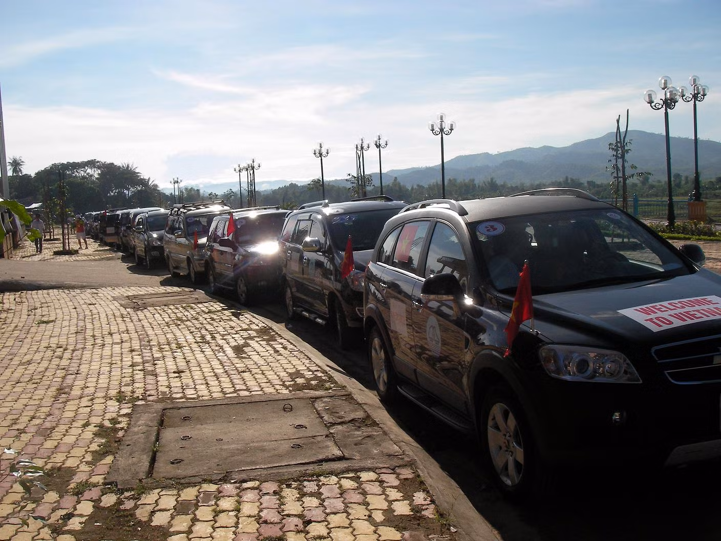 Du lịch đường bộ hấp dẫn với các tour caravan. Ảnh Thùy Linh Du lịch đường bộ hấp dẫn với các tour caravan. Ảnh Thùy Linh