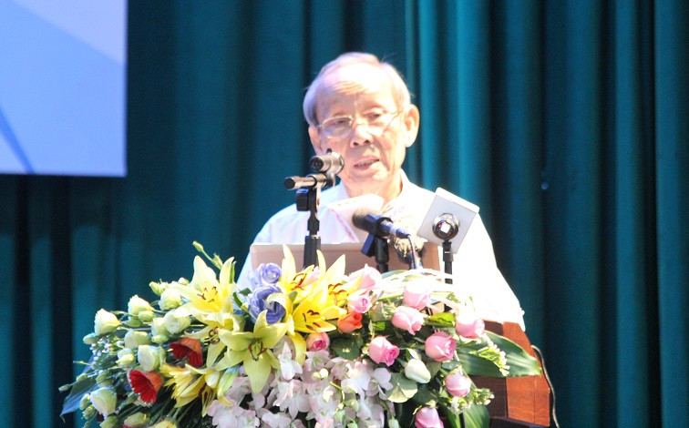 GS.Trần Hồng Quân – Chủ tịch Hiệp hội các trường Đại học, Cao đẳng Việt Nam (Ảnh: Thùy Linh)
