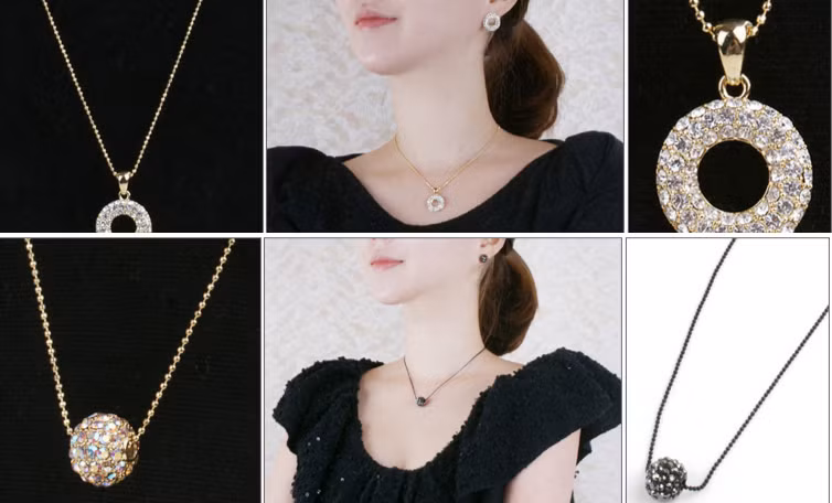 Bộ trang sức hoa tai và dây chuyền hình tròn sẽ không thể thiếu trong bộ sưu tập của bạn, nó khiến dung nhan của bạn thêm yêu kiều, xinh đẹp.