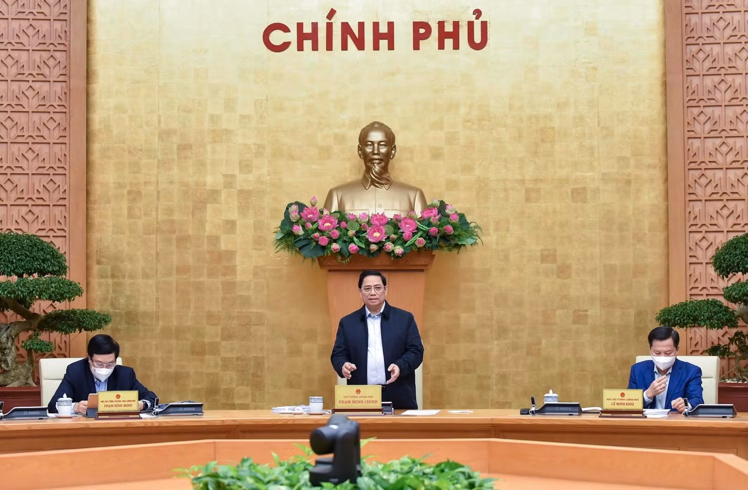 Thủ tướng phát biểu. Ảnh: VGP Thủ tướng phát biểu. Ảnh: VGP