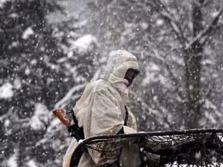 Binh sĩ Ấn Độ đóng tại Kashmir - Ảnh: AFP