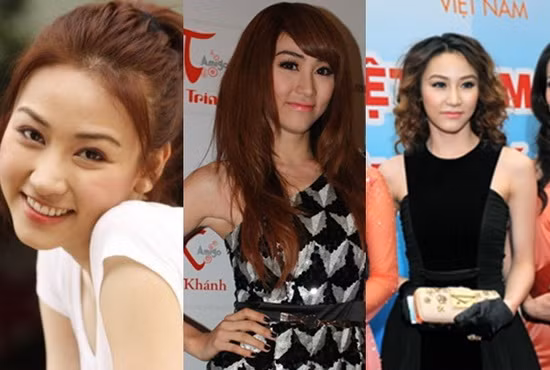 Nghi án "dao kéo" được xem là lý do chính khiến Ngân Khánh nhan sắc thất thường. Nghi án "dao kéo" được xem là lý do chính khiến Ngân Khánh nhan sắc thất thường.