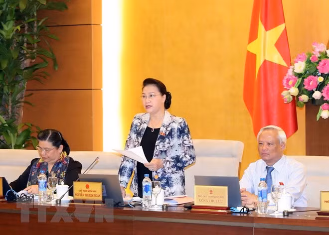 Phiên họp thứ 26 của Ủy ban Thường vụ Quốc hội sẽ cho ý kiến về nhiều nội dung quan trọng. (Ảnh tư liệu: TTXVN)