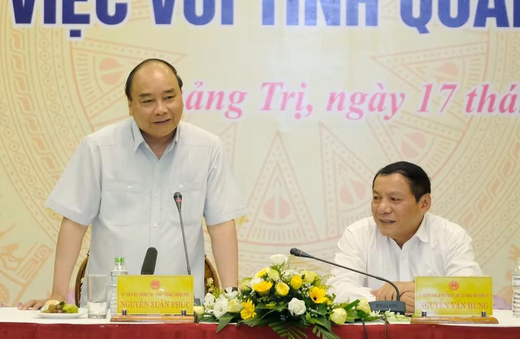 Thủ tướng phát biểu tại buổi làm việc. (Ảnh: VGP)