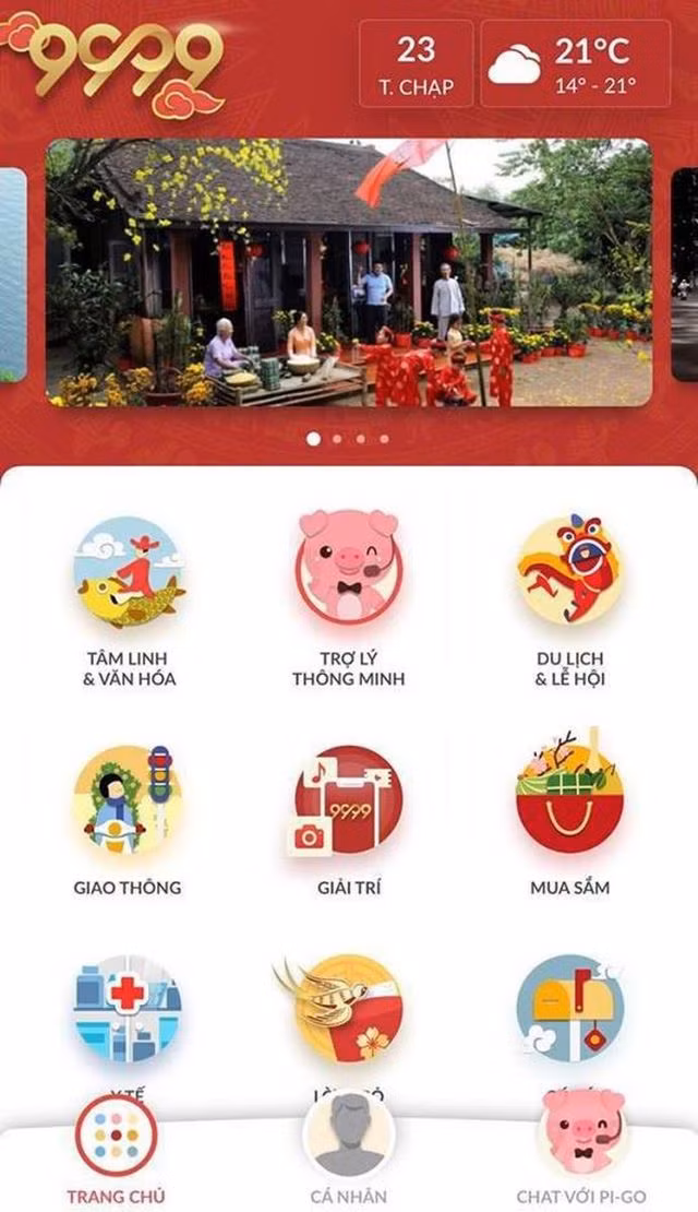 Ứng dụng 9999 Tết.
