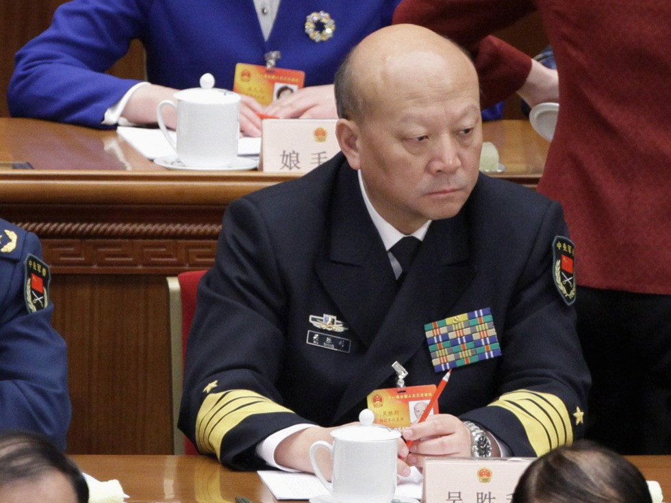 Ông Ngô Thắng Lợi, Tư lệnh Hải quân Trung Quốc. Ảnh: Đa Chiều. Ông Ngô Thắng Lợi, Tư lệnh Hải quân Trung Quốc. Ảnh: Đa Chiều.