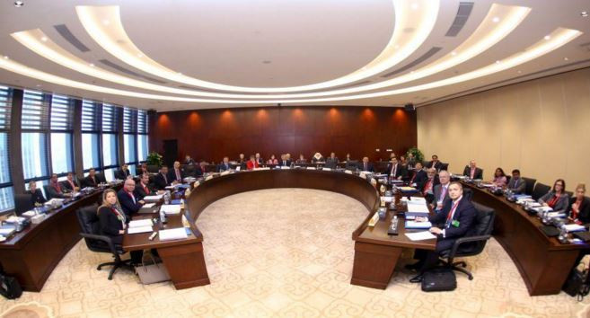 Ngày 18/1, Ban điều hành của AIIB họp lần đầu tiên tại Bắc Kinh, Trung quốc. Ảnh : aiib.org. Ngày 18/1, Ban điều hành của AIIB họp lần đầu tiên tại Bắc Kinh, Trung quốc. Ảnh : aiib.org.