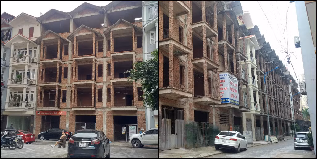 Các khu thấp tầng liền kề còn bỏ hoang, khiến khu CT6 không khác gì ổ chuột (Ảnh: LC)