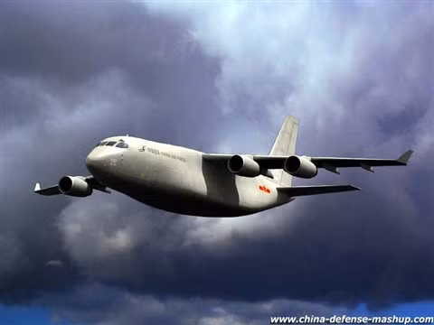 Y-20 là loại máy bay vận tải cỡ lớn. Y-20 là loại máy bay vận tải cỡ lớn.