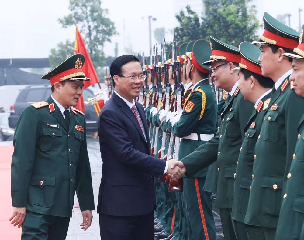 Chủ tịch nước Võ Văn Thưởng thăm, làm việc với Tập đoàn Viettel.