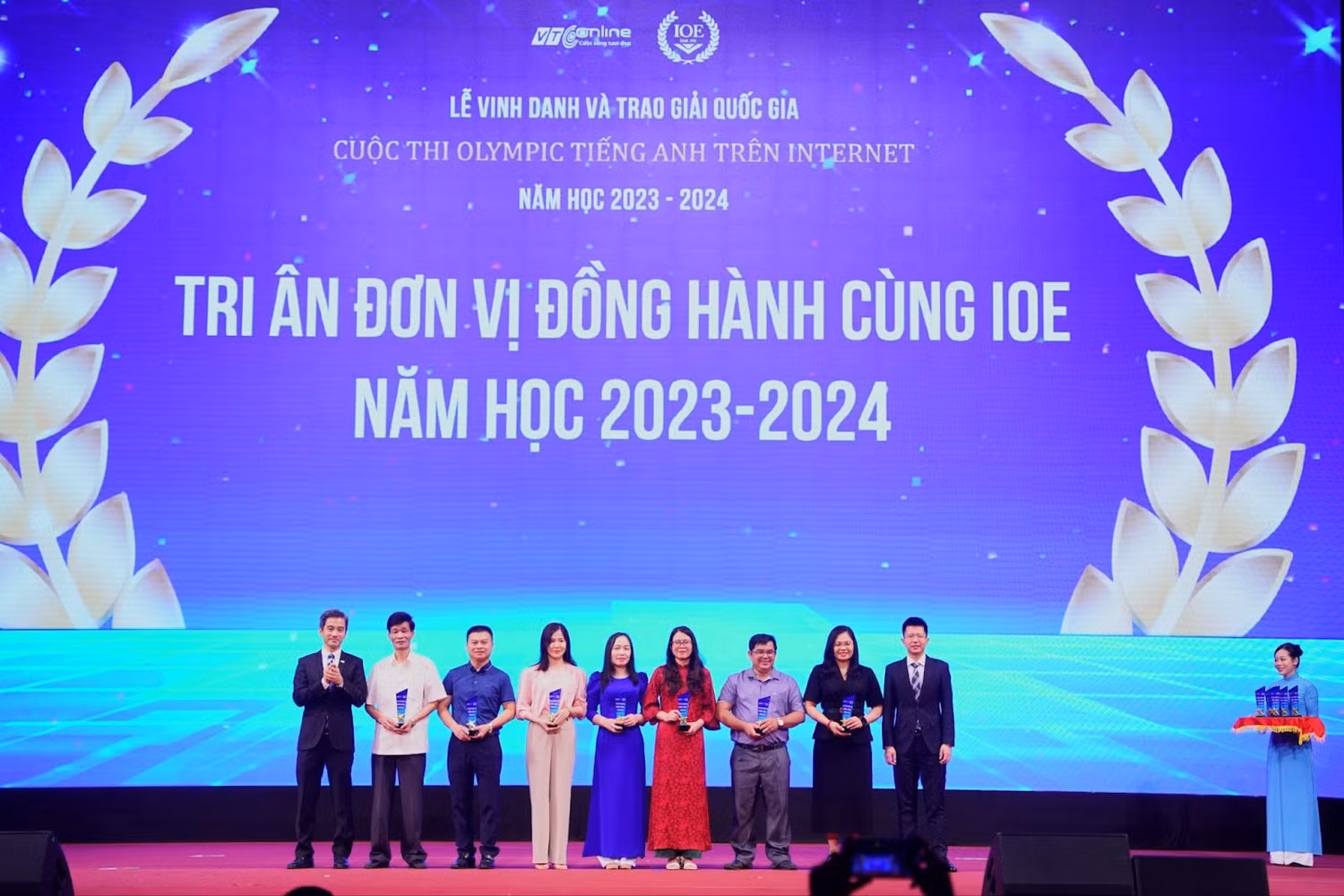 Tri ân các Sở Giáo dục và Đào tạo đồng hành cùng IOE năm học 2023 - 2024.