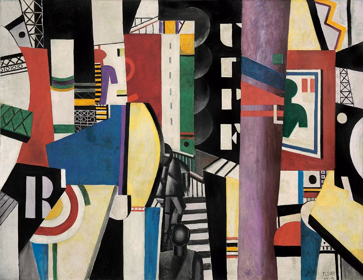 04_Fernand Léger- The City (La_Ville) - Thành phố - Sơn dầu trên toan - 1919.jpg