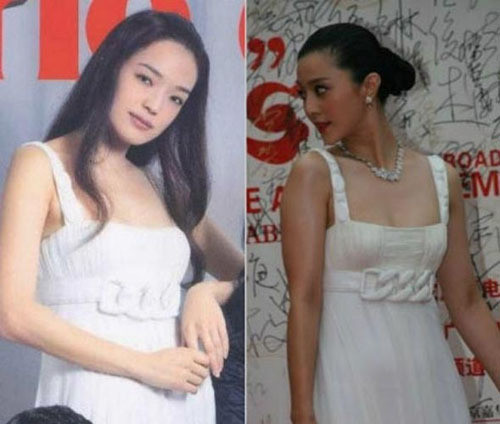 Cả 2 đều chọn đầm trắng thanh lịch và thướt tha khi tham gia sự kiện