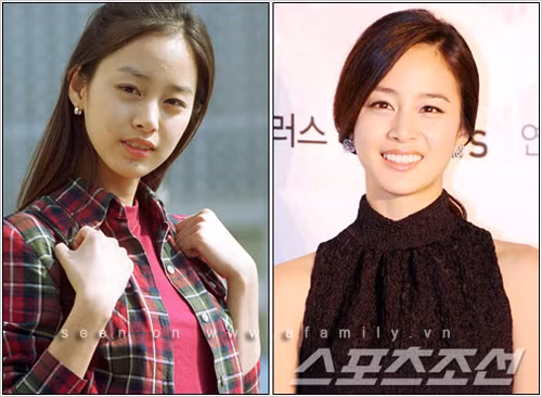 Kim Tae Hee đã rất xinh đẹp từ những ngày đầu chân ướt chân ráo đến với điện ảnh. Cô sở hữu một vẻ đẹp ngây thơ và thuần khiết