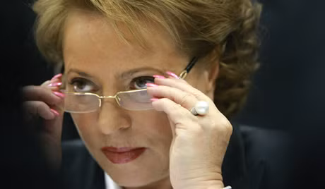 Người phát ngôn Quốc hội Nga Valentina Matviyenko. Người phát ngôn Quốc hội Nga Valentina Matviyenko.