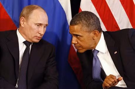 Tổng thống Nga Vladimir Putin và người đồng cấp Mỹ Barack Obama. Tổng thống Nga Vladimir Putin và người đồng cấp Mỹ Barack Obama.