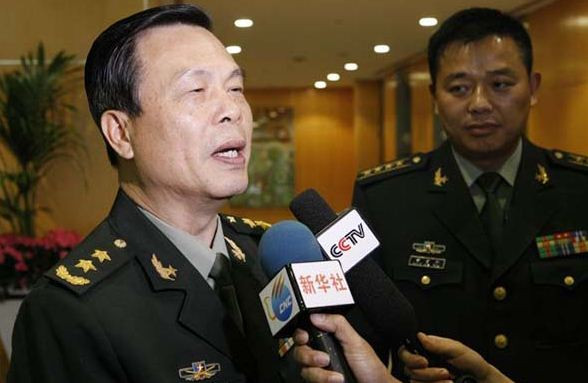 Tướng Thái Anh Đĩnh, Tư lệnh quân khu Nam Kinh, Trung Quốc. Ảnh: Tân Hoa Xã. Ảnh chụp khi ông Đĩnh còn đeo lon Trung tướng. Tướng Thái Anh Đĩnh, Tư lệnh quân khu Nam Kinh, Trung Quốc. Ảnh: Tân Hoa Xã. Ảnh chụp khi ông Đĩnh còn đeo lon Trung tướng.