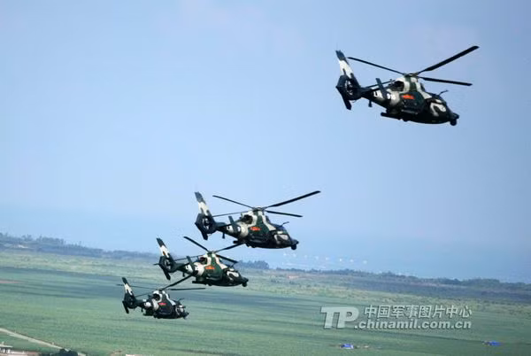 Máy bay trực thăng vũ trang của Đại quân khu Quảng Châu, Quân đội Trung Quốc Máy bay trực thăng vũ trang của Đại quân khu Quảng Châu, Quân đội Trung Quốc
