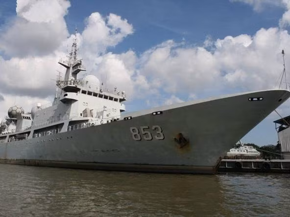 Tàu trinh sát điện tử Hải Vương Tinh số hiệu 852 Type 815 Hạm đội Nam Hải, Hải quân Trung Quốc Tàu trinh sát điện tử Hải Vương Tinh số hiệu 852 Type 815 Hạm đội Nam Hải, Hải quân Trung Quốc