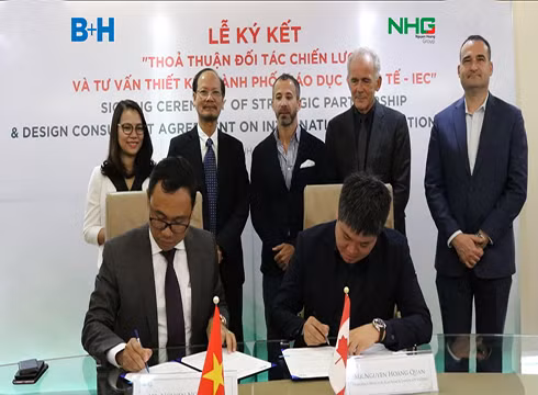 Toàn cảnh buổi ký kết thỏa thuận đối tác chiến lược giữa NHG và B+H Architects (ảnh: NHG) Toàn cảnh buổi ký kết thỏa thuận đối tác chiến lược giữa NHG và B+H Architects (ảnh: NHG)