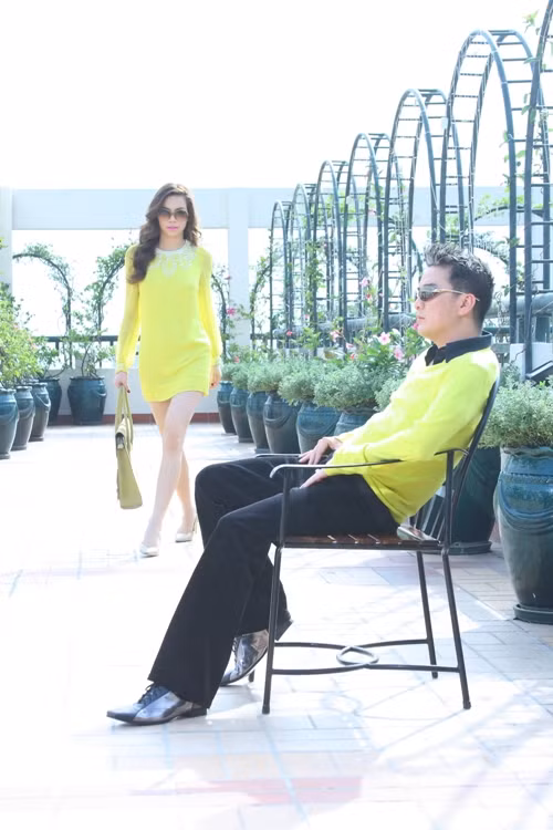 Mới đây, nhân dịp có buổi chụp hình thời trang, cả hai ca sĩ thử sức với khả năng diễn xuất.