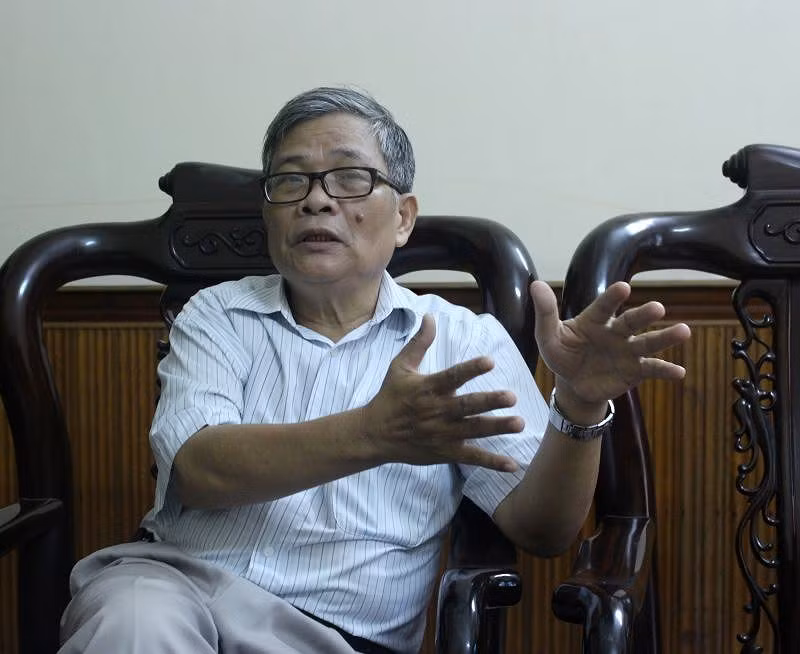 Giáo sư Đặng Đình Đào: 'Trách nhiệm trước hết thuộc về Sở Tài nguyên và Môi trường Hà Nội". (Ảnh: Tạp chí Bất động sản)