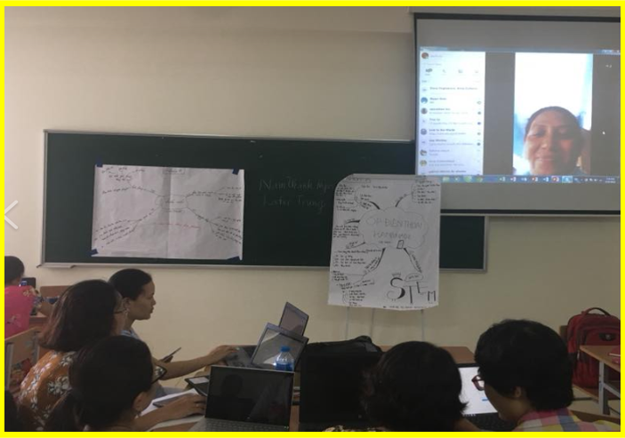 Một tiết học theo mô hình STEM. (Ảnh: NVCC)