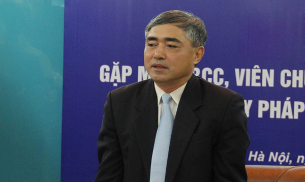 Thứ trưởng Nguyễn Minh Hồng. ảnh: Vũ Nhung.