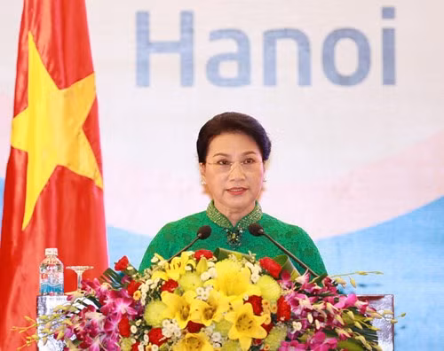 Phó Chủ tịch Quốc hội Việt Nam Nguyễn Thị Kim Ngân cho biết, Hội nữ nghị sĩ sẽ góp phần tích cực trong việc thúc đẩy quá trình tiến tới bình đẳng giới thực chất. ảnh: ipu việt nam. Phó Chủ tịch Quốc hội Việt Nam Nguyễn Thị Kim Ngân cho biết, Hội nữ nghị sĩ sẽ góp phần tích cực trong việc thúc đẩy quá trình tiến tới bình đẳng giới thực chất. ảnh: ipu việt nam.