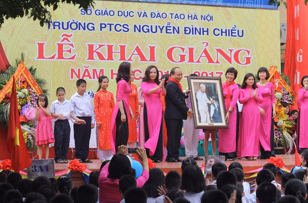 Ngày khai trường đặc biệt tại trường Tiểu học Thịnh Quang ảnh 2