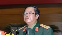 Đại tướng Đỗ Bá Tỵ được giới thiệu tiếp tục tham gia Ban Chấp hành Trung ương XII. ảnh: TTXVN. Đại tướng Đỗ Bá Tỵ được giới thiệu tiếp tục tham gia Ban Chấp hành Trung ương XII. ảnh: TTXVN.