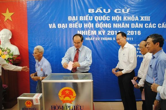 Ông Vũ Mão nhận định cần rút kinh nghiệm từ cuộc bầu cử Đại biểu Quốc hội khóa 13 để cử tri có đầy đủ thông tin lựa chọn Đại biểu Quốc hội khóa 14. ảnh: Tuấn Minh.