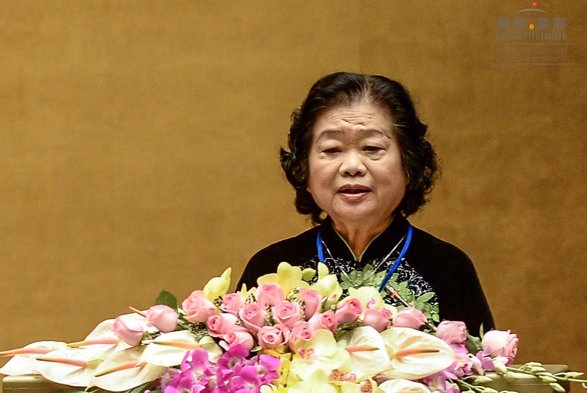 nguyên Phó Chủ tịch nước Trương Mỹ Hoa. ảnh: Cổng điện tử Quốc hội. nguyên Phó Chủ tịch nước Trương Mỹ Hoa. ảnh: Cổng điện tử Quốc hội.