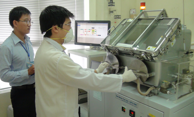 Hệ thống kiểm định, hiệu chuẩn thiết bị đo khí cầm tay. ảnh: quantracmoitruong.gov.vn