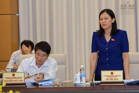 Bà Lê Thị Nga - Chủ nhiệm Ủy ban Tư pháp nói thẳng, dự thảo Luật Cảnh vệ chưa đủ điều kiện trình ra Quốc hội. ảnh: quochoi.vn Bà Lê Thị Nga - Chủ nhiệm Ủy ban Tư pháp nói thẳng, dự thảo Luật Cảnh vệ chưa đủ điều kiện trình ra Quốc hội. ảnh: quochoi.vn