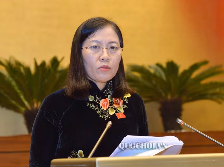 Đại biểu Lê Thị Nga. Ảnh: Quochoi.vn