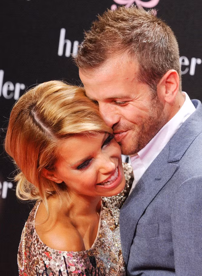 Rafael Van Der Vaart và bà xã Sylvie van der Vaart tại Tuần lễ thời trang Berlin