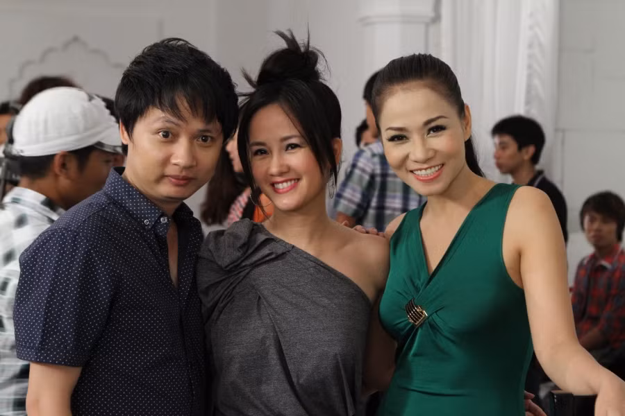 Từ trái qua: Hải Phong, Hồng Nhung, Thu Minh.