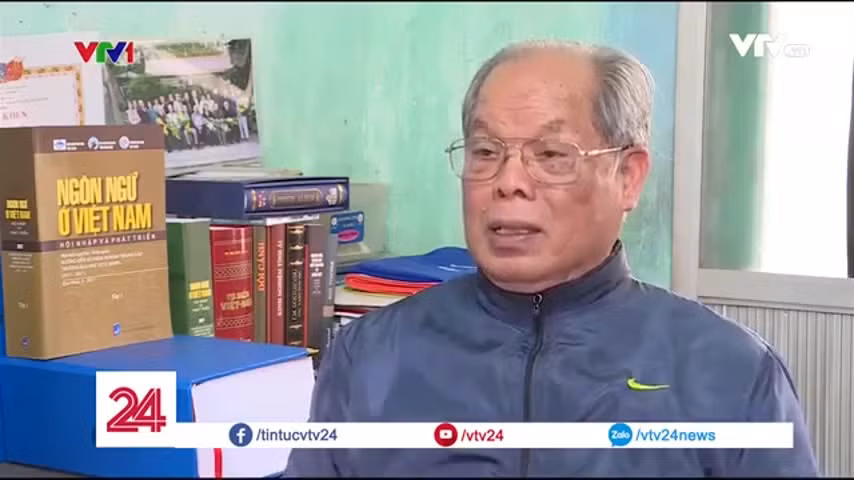 Phó giáo sư Bùi Hiền, ảnh chụp màn hình phóng sự của VTV. Phó giáo sư Bùi Hiền, ảnh chụp màn hình phóng sự của VTV.