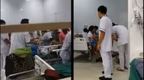 73 học sinh tiểu học và mầm non tại Đồng Nai phải nhập viện trong tình trạng ngộ độc nghi do uống sữa Nutifood sau khi ăn sáng. Ảnh nguồn từ facebook Người Đồng Nai.