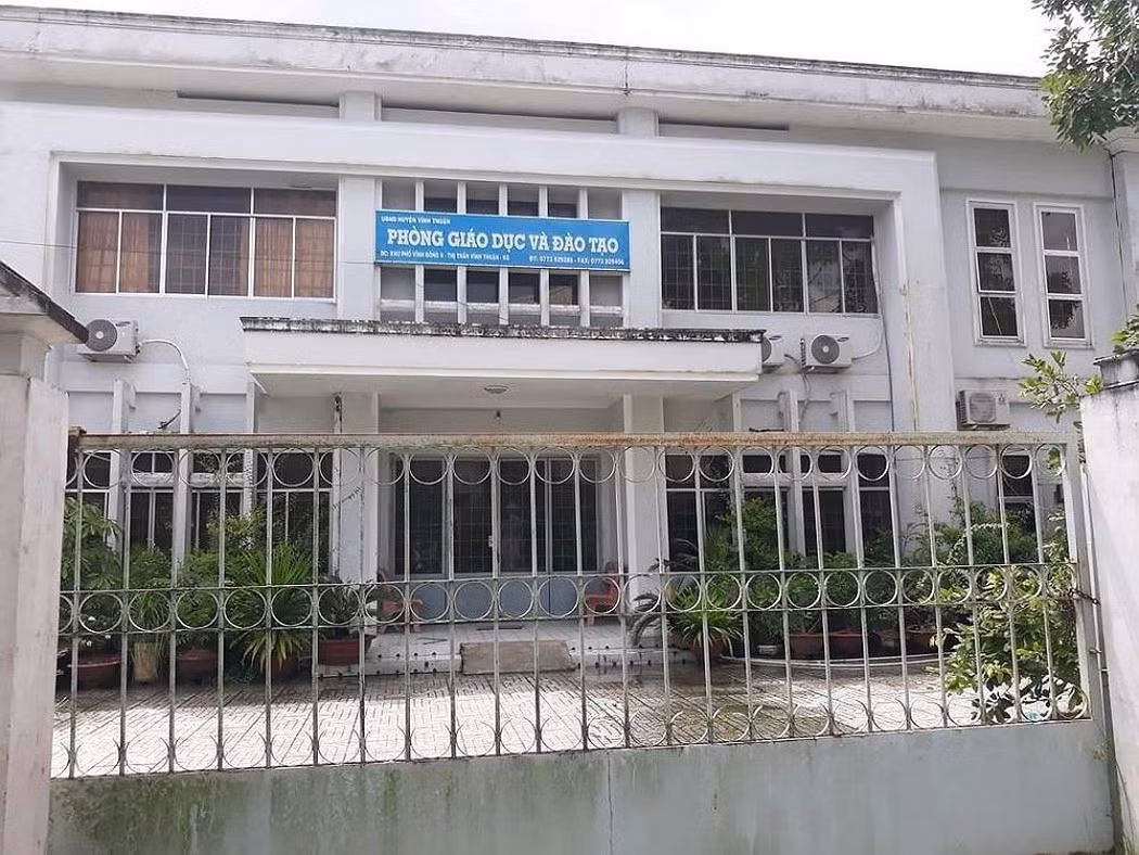 Phòng Giáo dục và Đào tạo huyện Vĩnh Thuận, tỉnh Kiên Giang (Ảnh minh họa: CTV). Phòng Giáo dục và Đào tạo huyện Vĩnh Thuận, tỉnh Kiên Giang (Ảnh minh họa: CTV).
