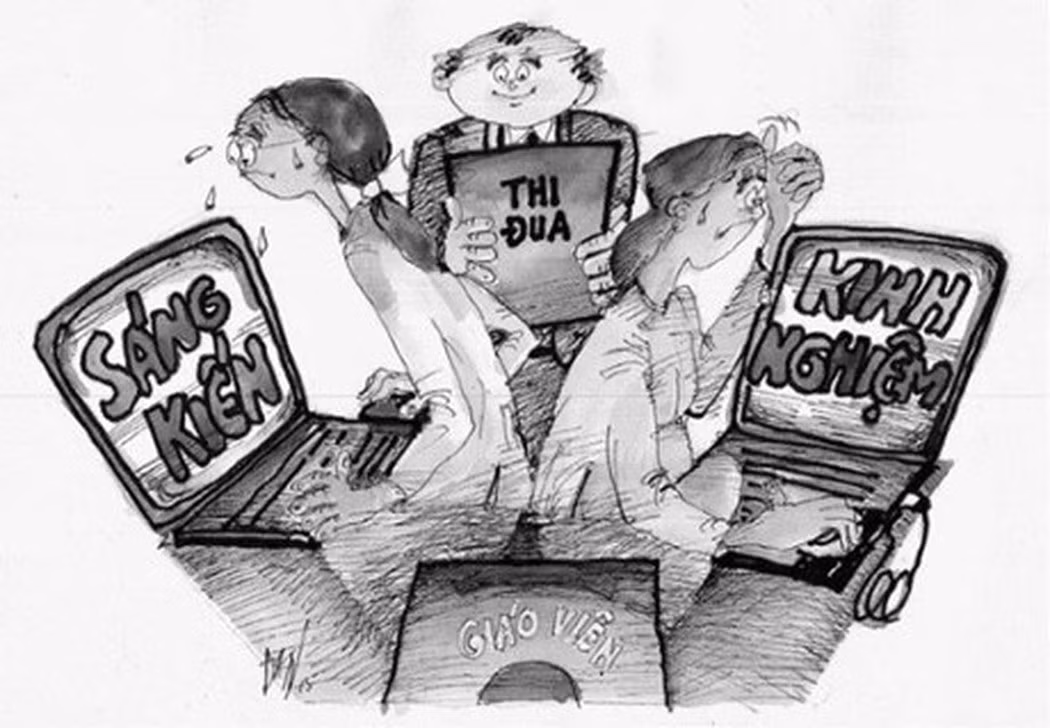 Sáng kiến kinh nghiệm đang rất được xem trọng trong xét thi đua của giáo viên. (Ảnh minh họa: laodong.com.vn) Sáng kiến kinh nghiệm đang rất được xem trọng trong xét thi đua của giáo viên. (Ảnh minh họa: laodong.com.vn)