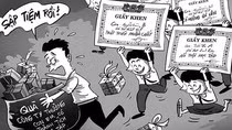 Tỉ lệ học sinh khá giỏi ngày một cao hơn nhưng nhiều khi không phải là thực học của các em (Ảnh minh họa: vov.vn)