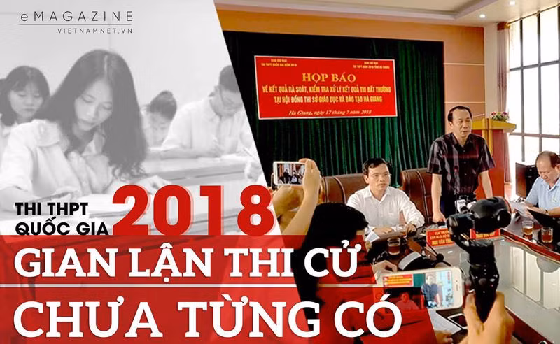 Phải chăng, vụ việc tiêu cực trong kỳ thi năm 2018 đang …chìm dần? ảnh 3 Phải chăng, vụ việc tiêu cực trong kỳ thi năm 2018 đang …chìm dần? ảnh 3