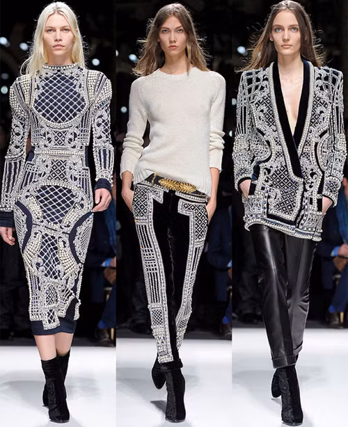 Các bạn gái trông sẽ thật mạnh mẽ với trang phục của Balmain. Các bạn gái trông sẽ thật mạnh mẽ với trang phục của Balmain.