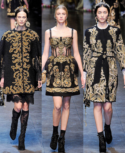 Những thiết kế mang đậm 'chất hoàng gia' của thương hiệu Dolce & Gabbana. Những thiết kế mang đậm 'chất hoàng gia' của thương hiệu Dolce & Gabbana.