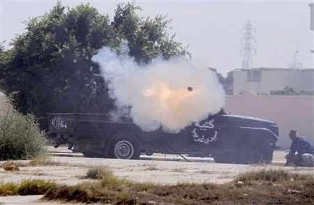 Cảnh chiến sự tại Sirte