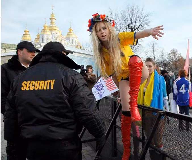 Biểu tình phản đối du lịch vì tình dục và mại dâm ở Ukraina.