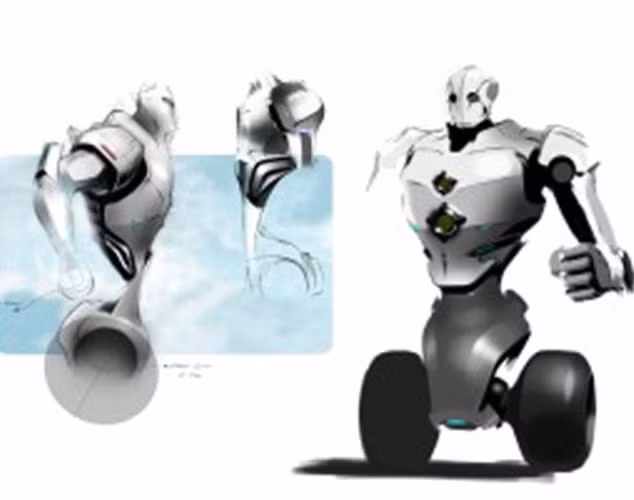 Bản vẽ nguyên mẫu cảnh sát robot đang được nghiên cứu