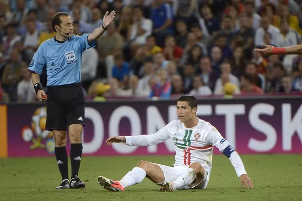 Ronaldo đã thi đấu nhạt cả trận.